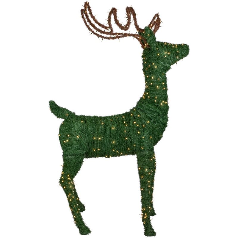 Northlight Lighted Commercial Standing Topiary Reindeer Outdoor Christmas Decoration - 6.5' - Warm White LED Lights, 3 of 9