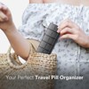 ONE PIX Pill Organizer, 2 Packs, Easy-Open Weekly Pill Organizer, XL Daily Pill Case, 7 Day Medicine Pill Organziers for Vitamin Supplements - 4 of 4