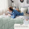 Bedsure Comforter Set – Bed in a Bag with Contrast Color Solid Design, Soft All-Season Bedding Set - 2 of 4