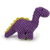 goDog Checkers Just for Me Dinos Bruto Squeaky Plush Dog Toy, Chew Guard Technology - Purple, Mini - 2 of 4