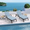 EROMMY Outdoor Chaise Lounge Chair Cushion(set of 2) - 2 of 4