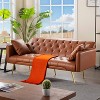 Sapphtopaz 68.31" Futon Couch Sofa - Convertible Sofa Bed with Versatile Design, Comfortable Furniture for Living Room, Bedroom & Small Spaces - 2 of 4