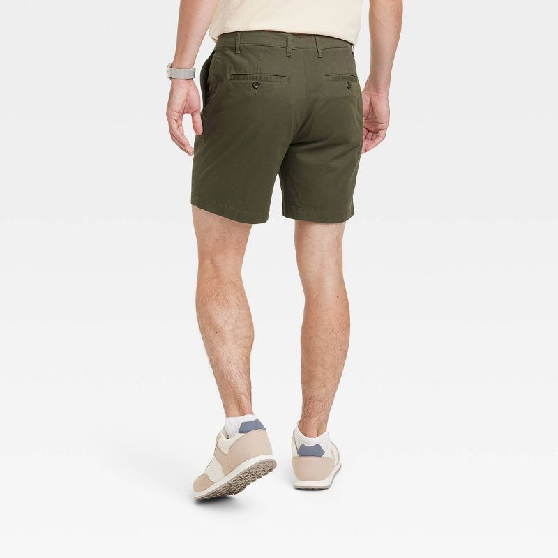 Men's Every Wear 7" Slim Fit Flat Front Chino Shorts - Goodfellow & Co™, 3 of 5