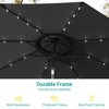 Sonkuki 9 ft Outdoor LED Round Solar Lighted Patio Market Umbrella W/Tilt, UV-Resistant Fabic for Backyard, Garden - 4 of 4