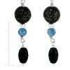 Silpada 'Beauty Looks' Sterling Silver Mixed Stones Drop Earrings - 4 of 4