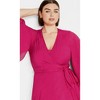 Women's Plus Size Kira Maxi Dress - lipstick pink | CITY CHIC - 4 of 4