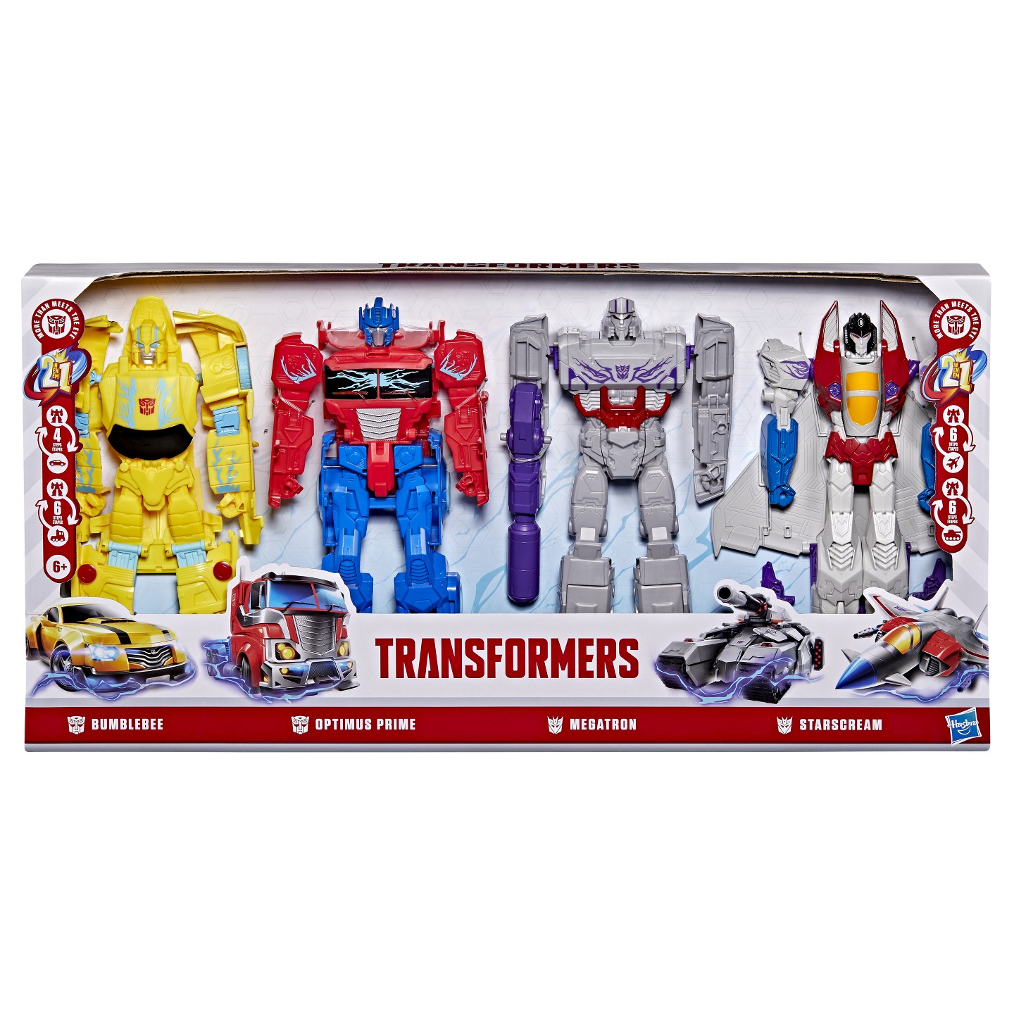 Детские фигурки Transformers Mega Changer 4-Pack Action Figures — фото 4