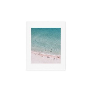8" x 10" Ingrid Beddoes Beach Summer Days Wall Art Print Blue - society6: Matte Finish, Unframed Landscape - 1 of 4