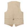 Gioberti Men's Formal 4pc Metallic Paisley Vest Necktie Bowtie and Pocket Square - 3 of 4
