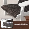 Tangkula 2PCS Patio Adirondack Chair Wide Armrests & Hidden Cupholder - 2 of 4