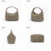 FATMOON Luxurious Suede Hobo Bag - Women's Woven Leather Shoulder Bag with Spacious Interior - 2 of 4