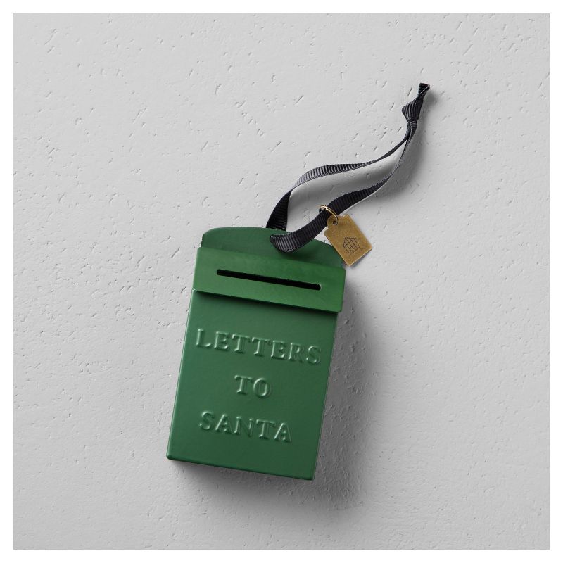 Mailbox Letters to Santa Ornament - Green - Hearth & Hand&#8482; with Magnolia, 1 of 5