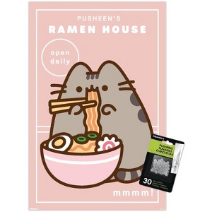 Trends International Pusheen: Bento Box - Ramen House Unframed Wall Poster Prints - 1 of 4