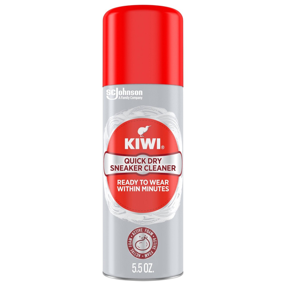 UPC 031600247014 product image for KIWI Quick Dry Sneaker Cleaner Aerosol Spray - 5.5oz, Green | upcitemdb.com
