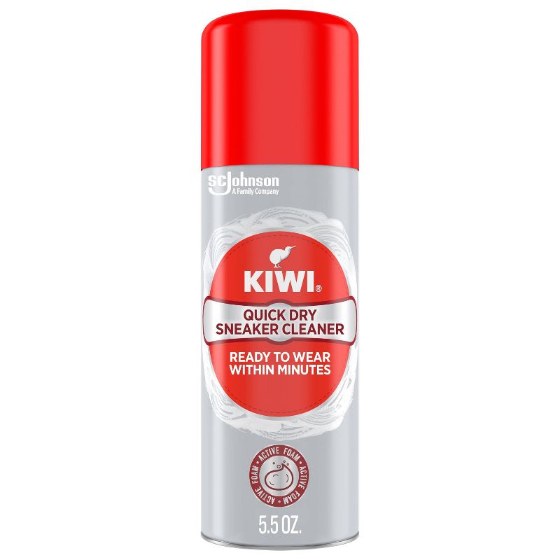 KIWI Quick Dry Sneaker Cleaner Aerosol Spray - 5.5oz, 1 of 8