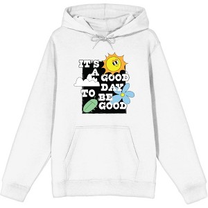 Positive Vibes It’s Good To Be Good Adult Long Sleeve Hoodie - 1 of 2