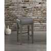 NicBex Dining Chairs Set of 2 Upholstered Chair Transitional Backless  Faux Leather Stools Counter Height Stools for Kitchen, Bedroom - 2 of 4