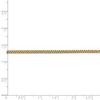 Black Bow Jewelry 1.5mm 10k Yellow Gold Solid Franco Chain Bracelet - 4 of 4