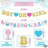 KatchOn, Glitter Boy or Girl Gender Reveal Banner - 10 Feet, No DIY | Gender Reveal Signs for Baby Shower Decorations | Gender Reveal Backdrop - 4 of 4