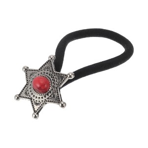 Unique Bargains Elegant Button Hair Elastic Band for Women 1 Pc - 1 of 4
