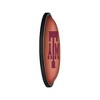 College Football Pigskin Design Oval Slimline Lighted Wall Sign - 4 of 4