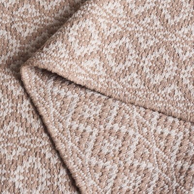 Ivory/Beige Hand-Woven Cotton Flatweave 6' x 9' Area Rug