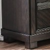 Vrolen 2 Drawer Nightstand Espresso - HOMES: Inside + Out: Transitional Style, Felt-Lined Top Drawer - 3 of 4