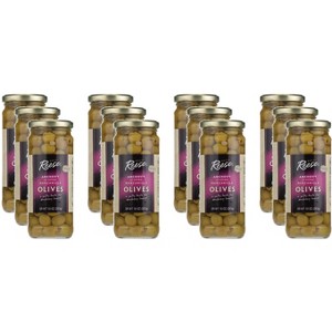 Reese Stuffed Anchovy Manzanilla Olives - Case of 12 - 10 oz. - 1 of 3