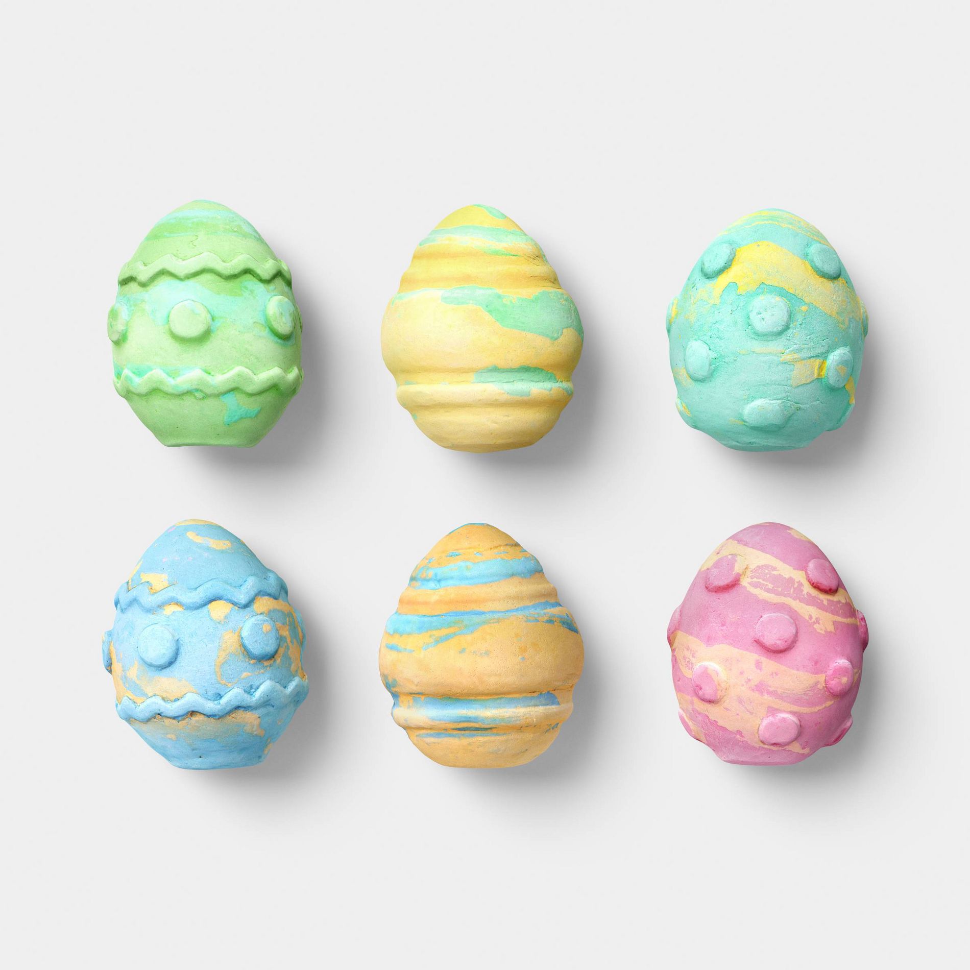6pc Marble Egg Chalk Set - Sun Squad™