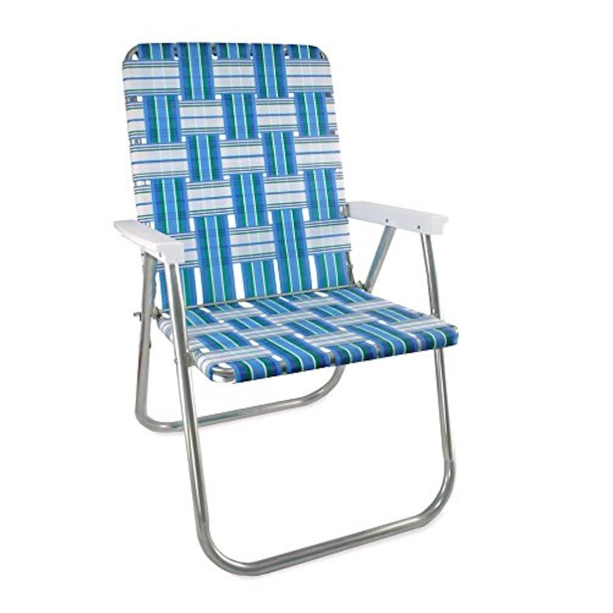 Lawn Chair USA Folding Aluminum Classic Webbed Chair (Sea Island)