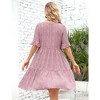 Women's Maternity Casual Dress  Flowy Floral Print, Ruffle leeves - 2 of 4
