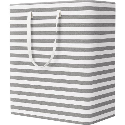 Paaaawaters Large Collapsible Laundry Basket Hamper with Easy Carry Handles，Freestanding Clothes Hampers for Laundry, Bedroom