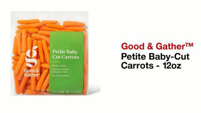 Petite Baby-Cut Carrots - 12oz - Good &#38; Gather&#8482;, 2 of 5, play video