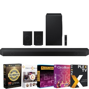 Samsung Q-series 11.1.4 ch. Wireless Dolby Soundbar (2024) + 26 Months Protection Plan - 1 of 4
