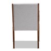 Set of 2 Theresa Fabric Upholstered Wood Living Room Accent Chair - Baxton Studio - 4 of 4