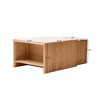 Nordlys Set of 2 Solid Wood Coffee Tables Classic Style Living Room - 4 of 4