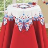Collections Etc Patriotic Butterfly Stars Cut-Out Table Linens - 2 of 2