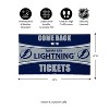 Evergreen Come Back with Tickets Tampa Bay Lightning 28" x 16" Woven PVC Indoor Outdoor Doormat - 2 of 4