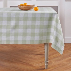 Solino Home Linen Buffalo Check Tablecloth - 1 of 4