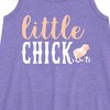 Girls' - Instant Message - Plaid Little Chick Graphic Sleeveless Aline Dress - 2 of 4