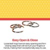 School Smart Loose Leaf Rings, 1 Inch, Nickel Plated Steel, Pack of 100 - 4 of 4