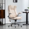 NicBex Office Chair Modern Leather Rotatable Massage Chair with 6 Vibration Points, Reversible Armrests, Heating Function for Office, Study - 2 of 4