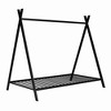 CAVINAS Twin Size Metal Tent Montessori Bed,Modern Floor Bed with Triangle Structure and Slat,Toddler Bed for Bedroom - 4 of 4