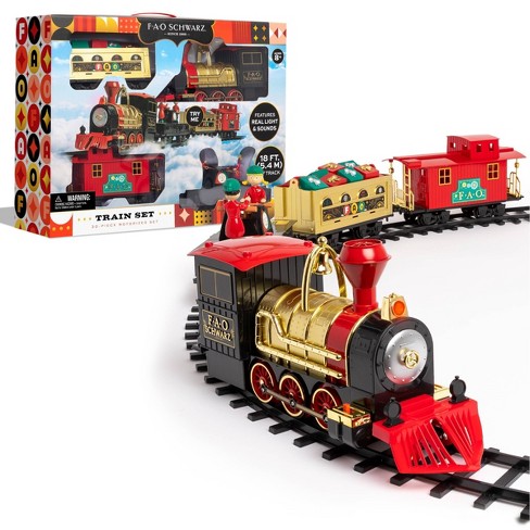 Motorized store train set