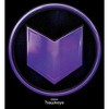 Women's Marvel Hawkeye Purple Arrow Icon T-Shirt - 2 of 4