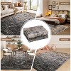 Area Rug for Living Room, Ombre Vintage Distressed Washable Non-Slip Bedroom Rug, Ultra-Thin Soft Large Area Rug for Bedroom Dining Room - 2 of 4