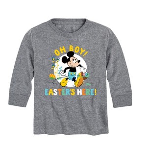 Boys' - Disney - Oh Boy Easters Here Long Sleeve Graphic T-Shirt - 1 of 3