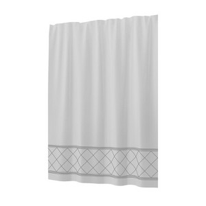 Sttelli Radiance 72 in. H X 72 in. W White Shower Curtain Polyester (Case of 3) - 1 of 1