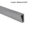 Unique Bargains Silicone Weatherproof Window Door U-Seal Extrusion Edge Trim Strip - 3 of 3