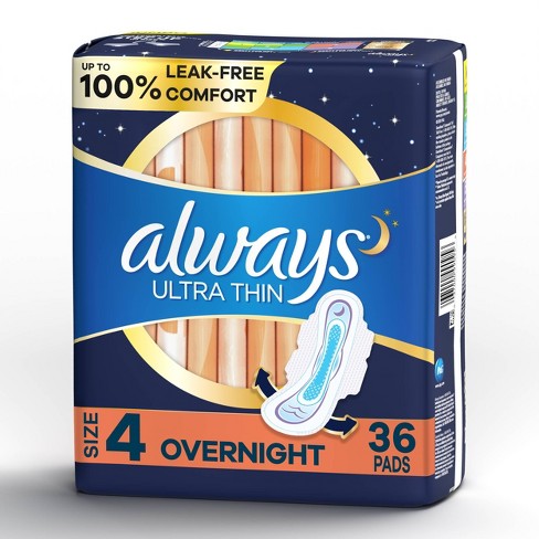 Always Ultra Thin Overnight Pads - image 1 of 4